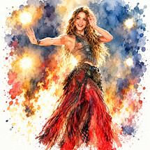 Shakira в Бишкеке — Las Mujeres Ya No Lloran World Tour
